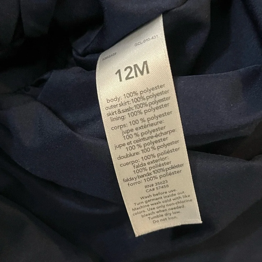 Carter’s Navy Gown